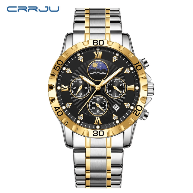 Relógio CRRJU Chrono Multifuncional