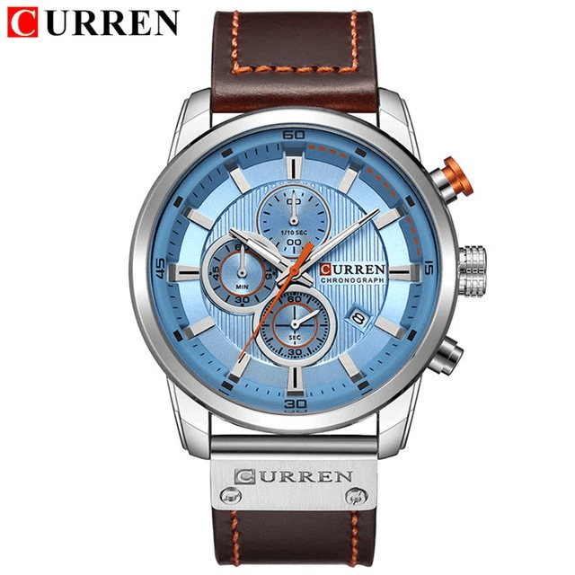 Relógio CURREN Pulseira de Couro