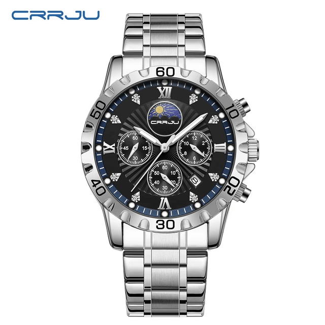 Relógio CRRJU Chrono Multifuncional