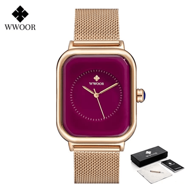 Relógio Feminino WWOOR Charm