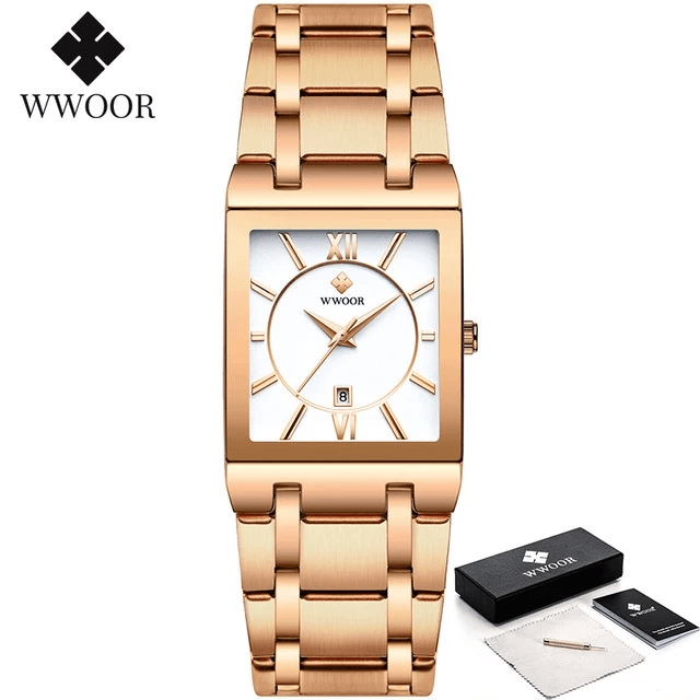 Relógio Feminino WWOOR Square