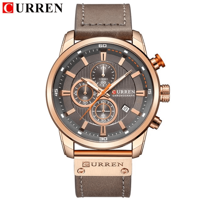 Relógio CURREN Pulseira de Couro