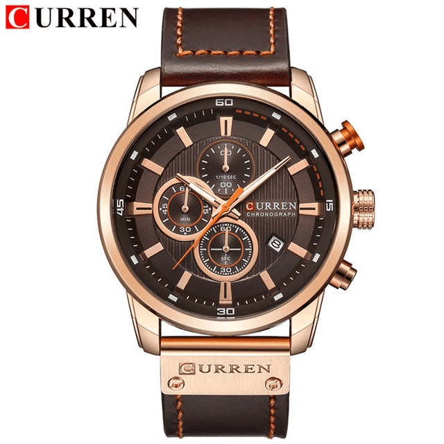 Relógio CURREN Pulseira de Couro