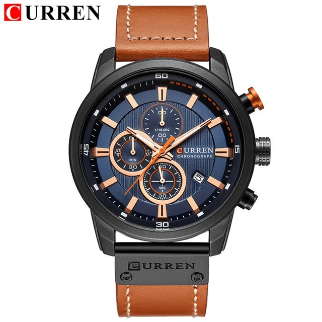 Relógio CURREN Pulseira de Couro