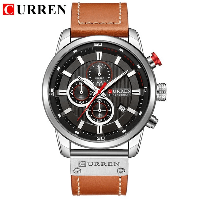 Relógio CURREN Pulseira de Couro