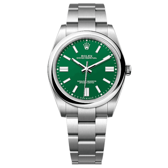 Relógio Rolex Oyster Perpetual 41 Green