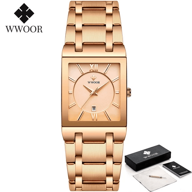 Relógio Feminino WWOOR Square